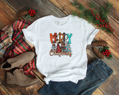 Western Merry Christmas Shirt, Christmas Shirts