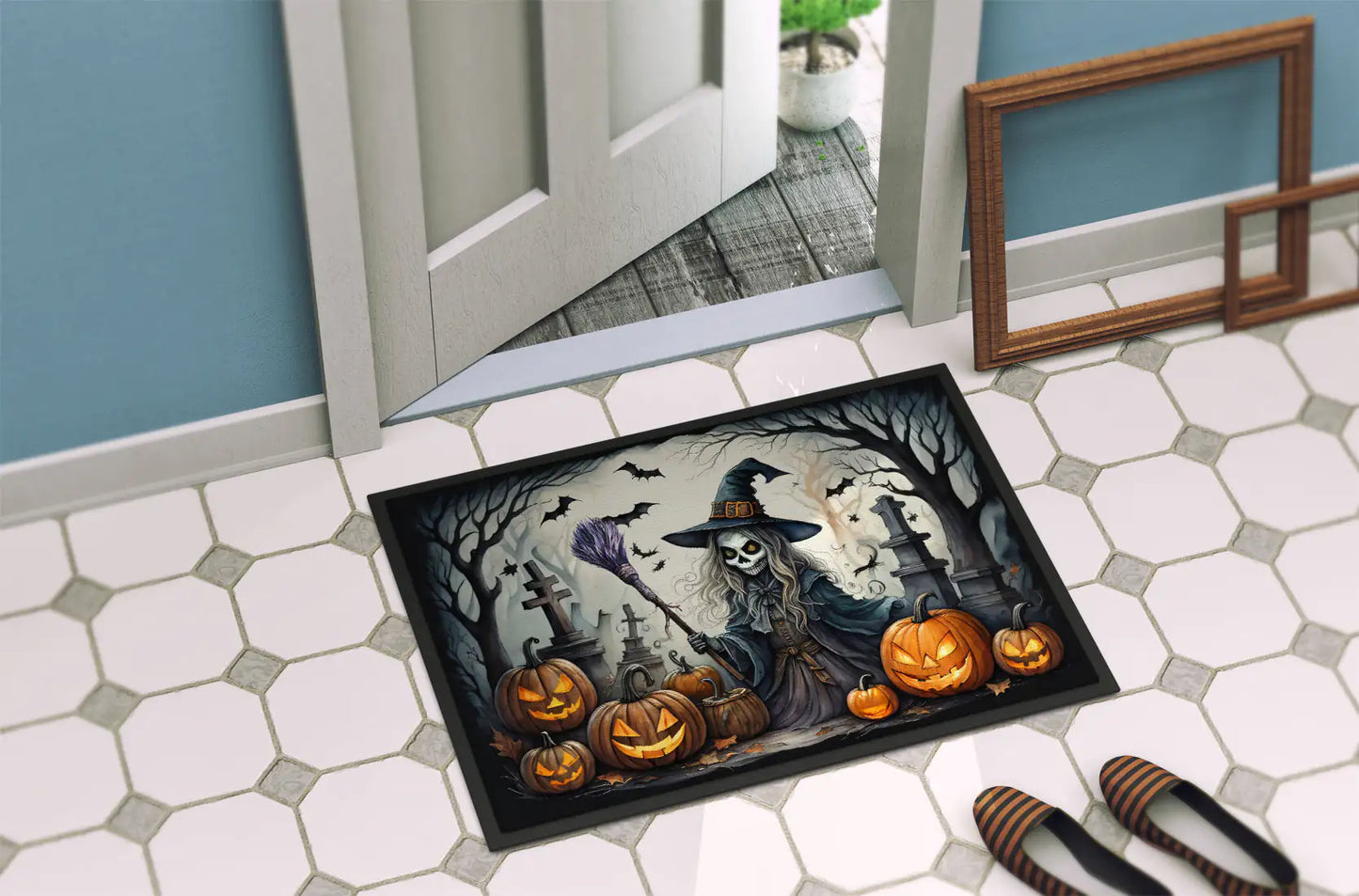 Witch Spooky Halloween Doormat