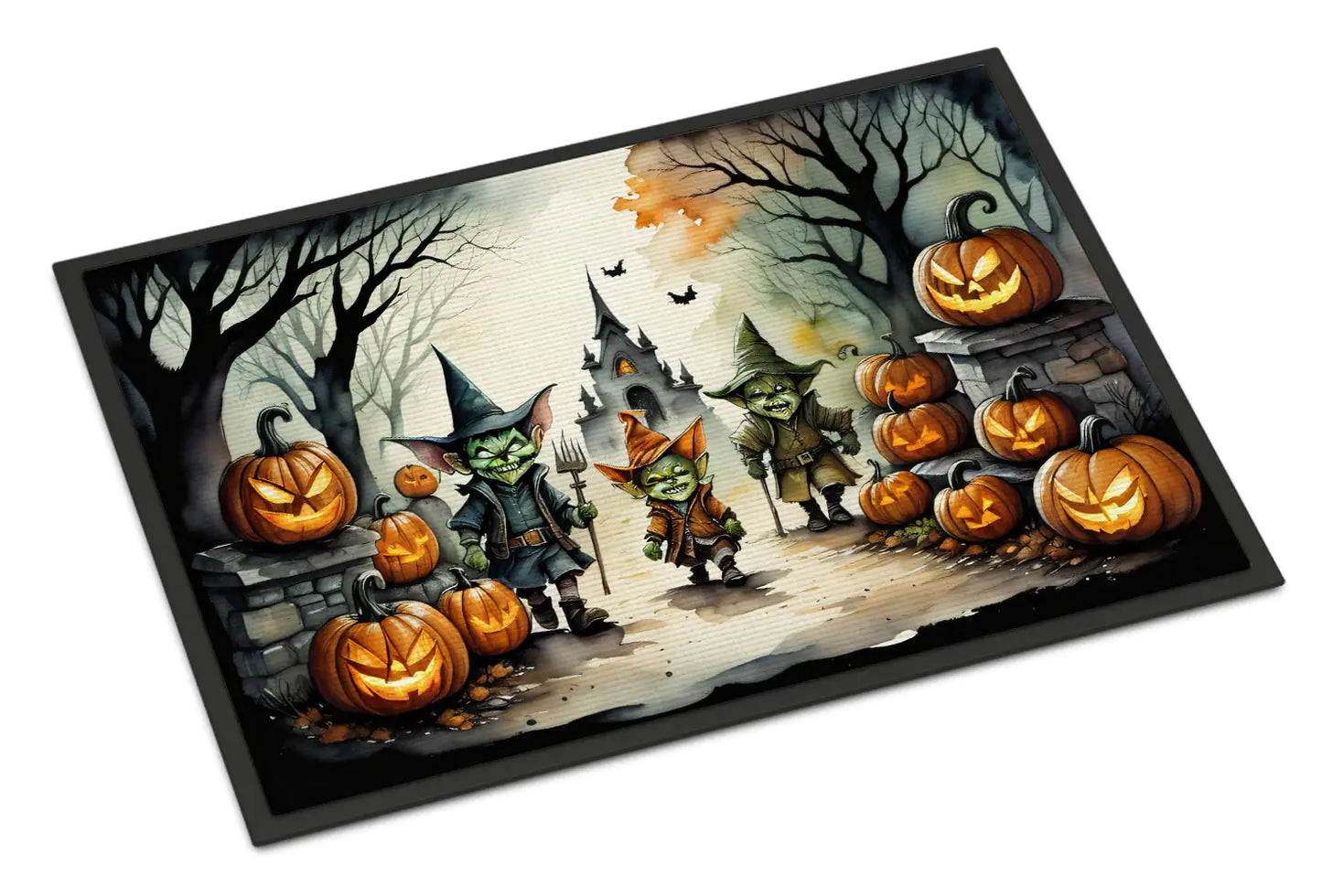 Goblins Spooky Halloween Doormat