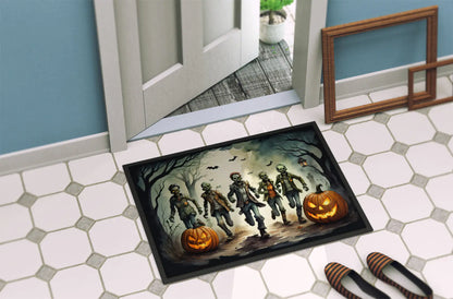 Zombies Spooky Halloween Doormat