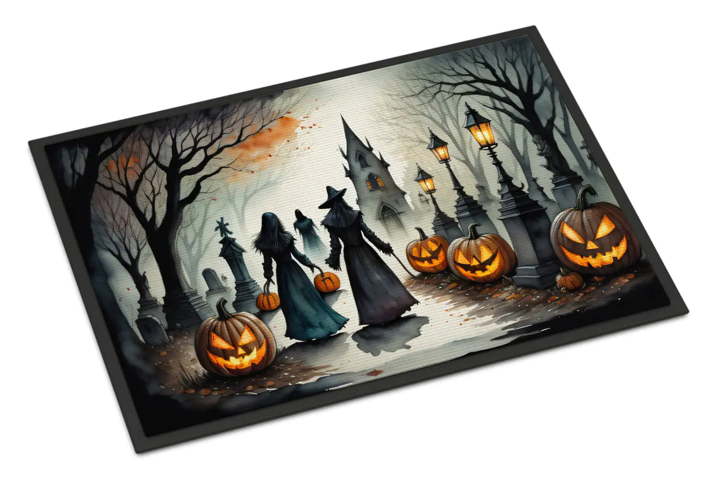 Vampires Spooky Halloween Doormat