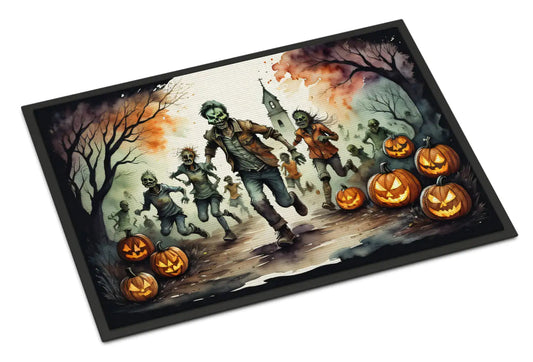 Zombies Spooky Halloween Doormat